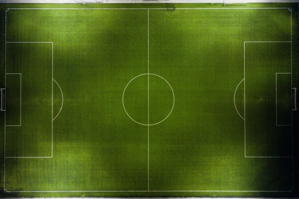 Football stadium or field illustration for sports category information